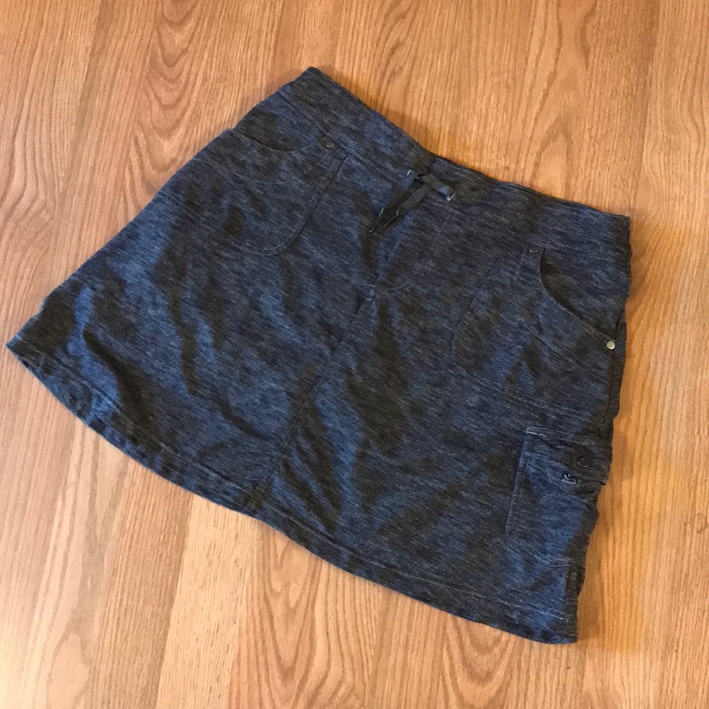 Kuhl Women’s Vantage Heather Dark Gray Skirt Skort size M